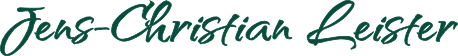 In handwriting: Dr. Jens Leister