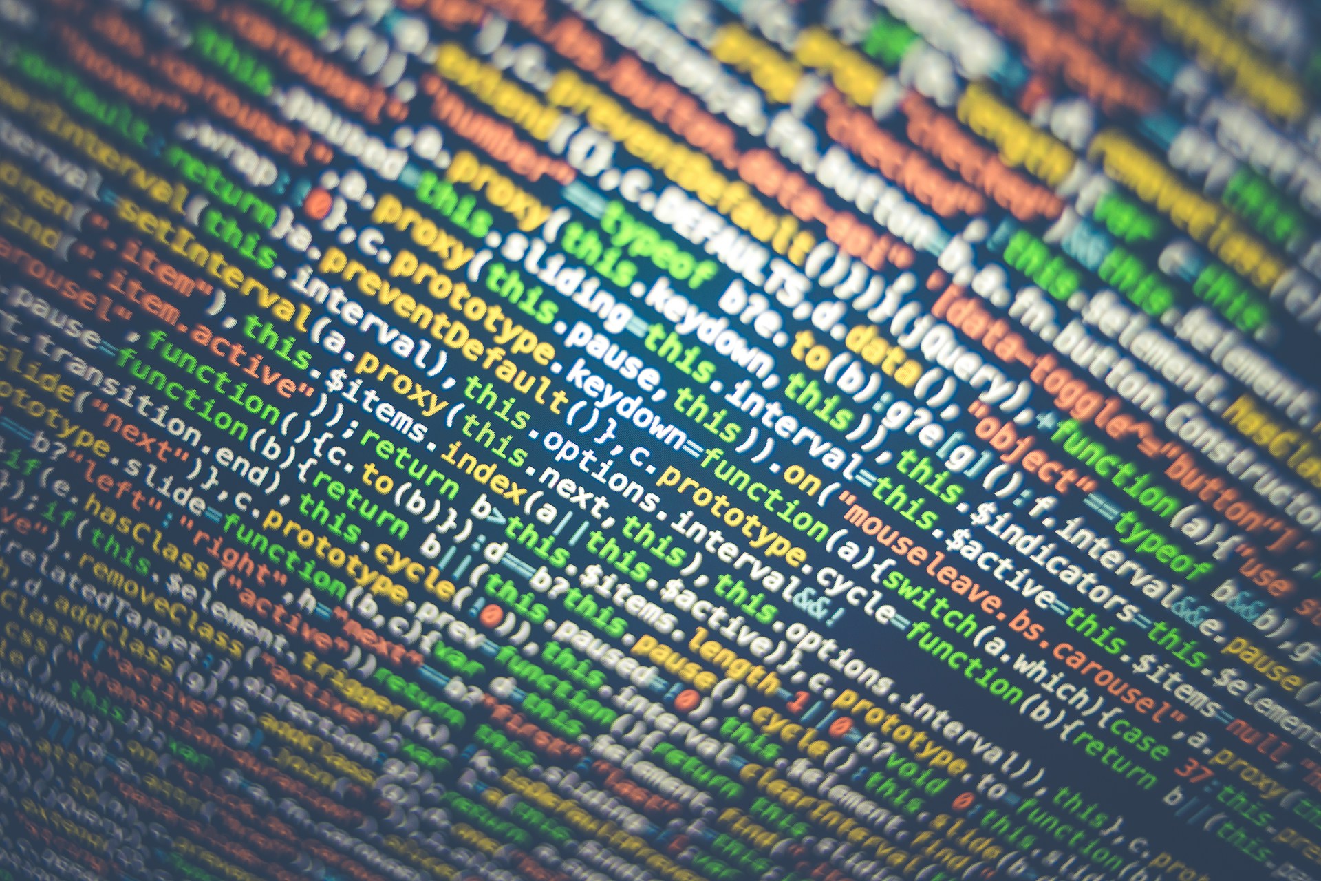 Bildschirm der JavaScript-Quellcode zeigt